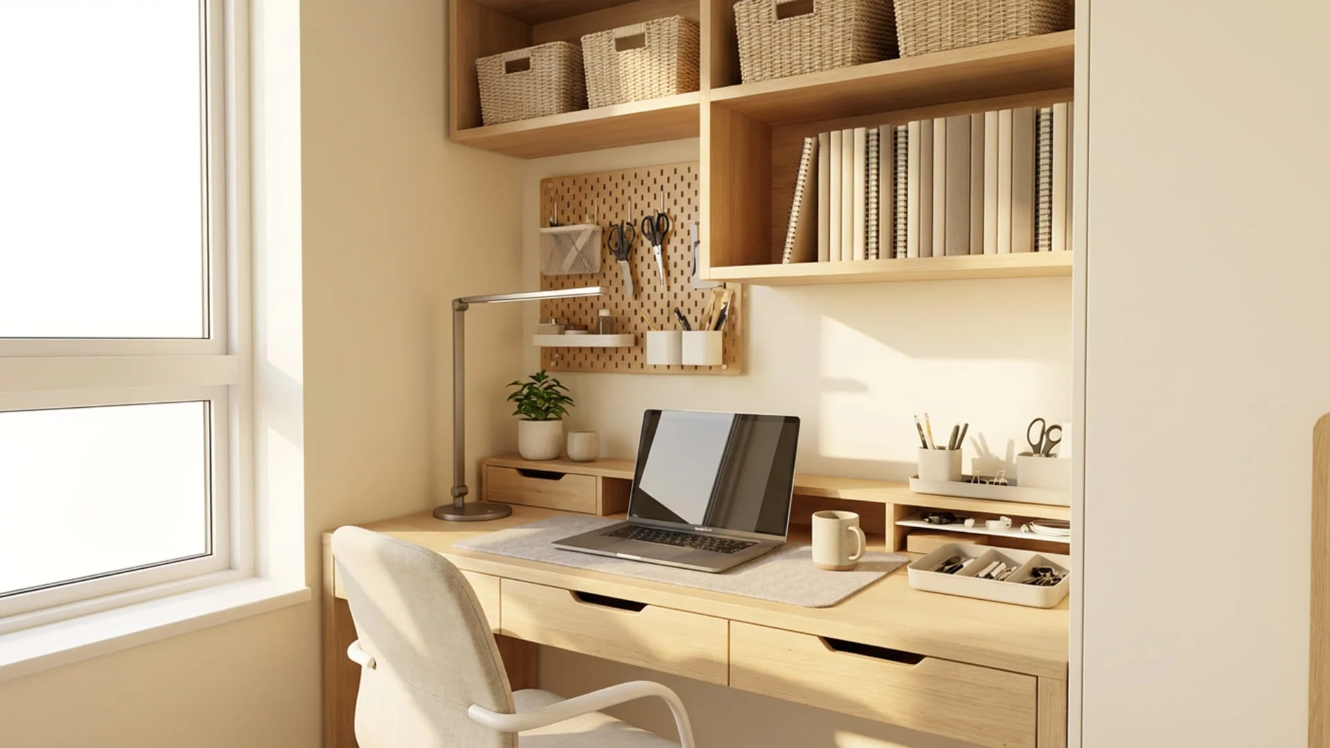 Cómo organizar un escritorio pequeño y trabajar mejor (1)