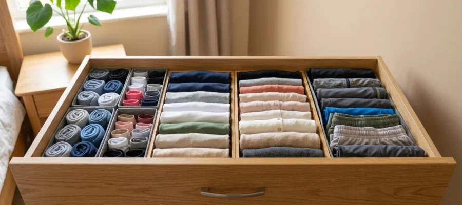COMO ORDENAR CAJONES DE ROPA FACILMENTE