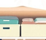 Cómo aprovechar el espacio debajo de la cama y ganar orden