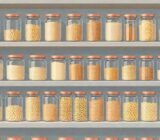 Cómo organizar alimentos secos en la despensa y ahorrar